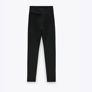 Zara vented waist legging black medium